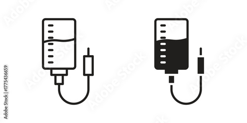 Blood transfusion icon