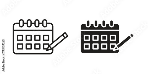 Calendar pen icon