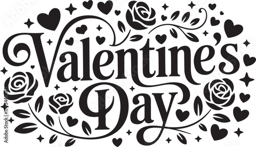 Valentines day floral design