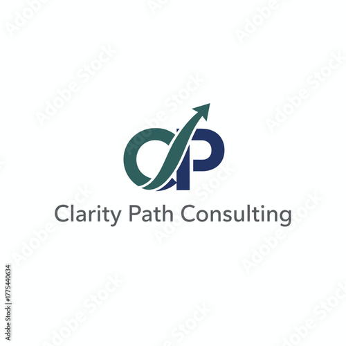 A sleek logo combining the letters C and P with an upward arrow, symbolizing clarity, direction, and growth in professional consulting services.