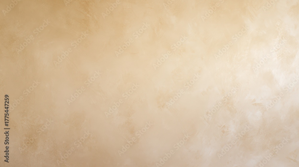 Obraz premium Ivory Colored Venetian Plaster Wall with Glossy Waxed Finish Luxury Interior Texture