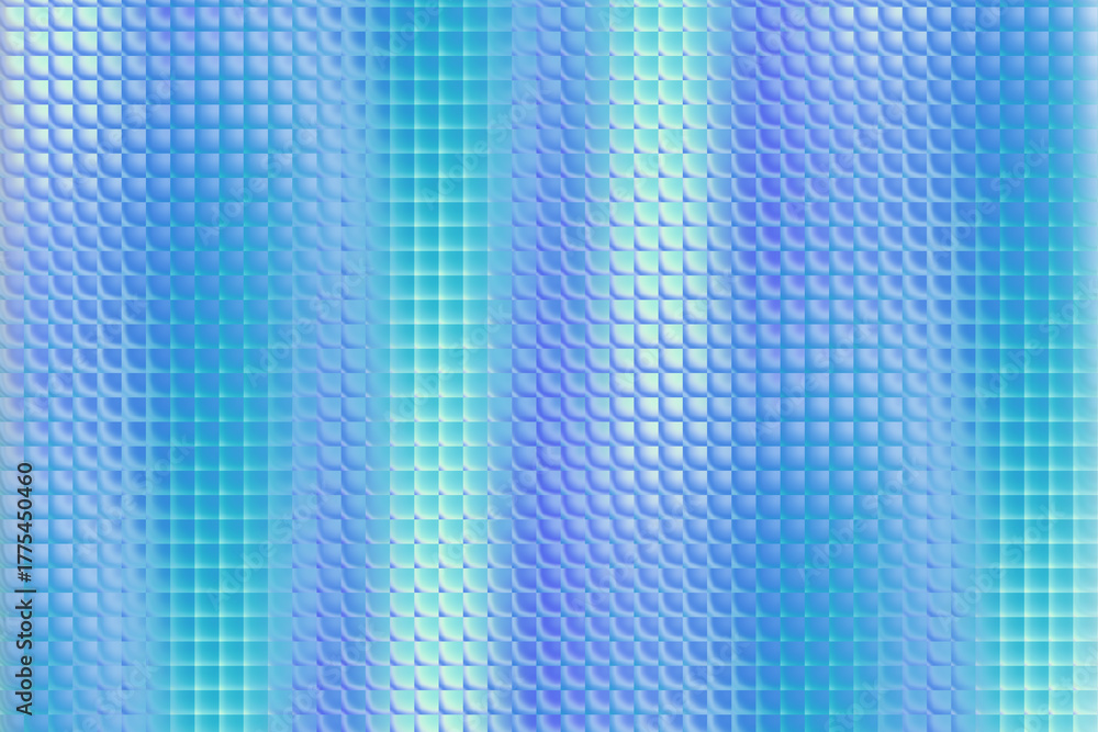Fototapeta premium Abstract blue and cyan textured background with a grid pattern