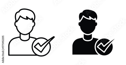 Attend icon graphic design. Vector icon illustrations