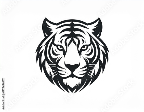 Tiger logo. head tiger vector illustration. Logo tiger 