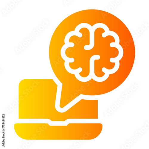 deep learning gradient icon