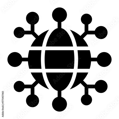 internet of things glyph icon