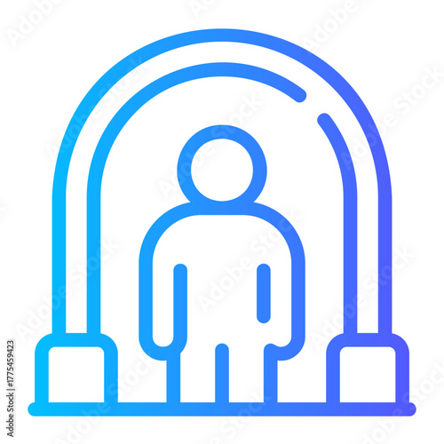 teleportation gradient icon