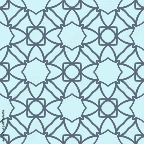 Abstract vector illustration with intricate geometric patterns. For interior decoration, textile industry, printing industry.