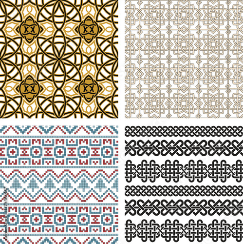 Celtic Knots Seamless Pattern