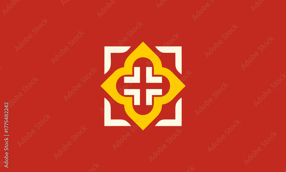 Fototapeta premium Geometric Vector Logo Design