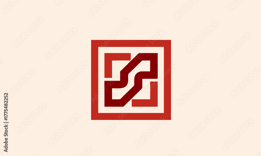 Fototapeta premium Geometric Vector Logo Design