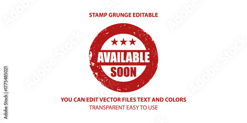 available label stamp vector, Stamp grunge editable illustration.
