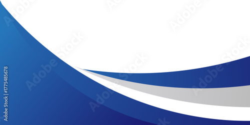 Modern Blue Waves frames Background Design with Empty Space for Professional Business design