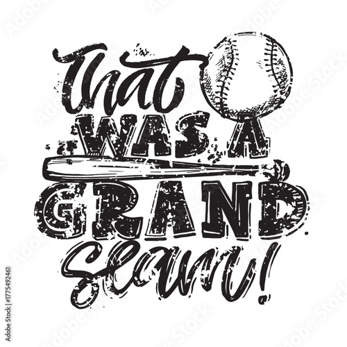 Sport hand drawn doodle lettering quote about baseball. Lettering for t-shirt design, mug print, bag print, clothes fashion. 100% hand drawn vector image.