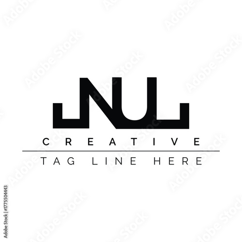 J N U creative tag line black white