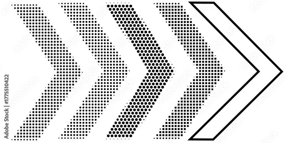 Fototapeta premium Modern simple arrows black white vector design illustration isolated background