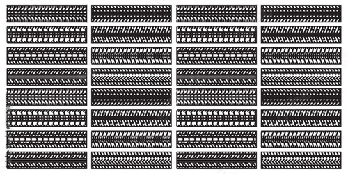 car tire isolated track printing design vector texture