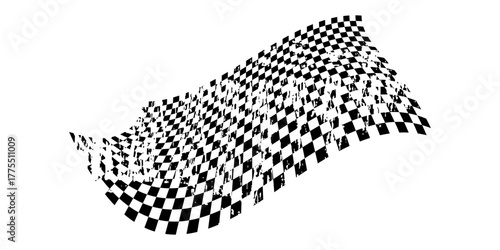 Auto tire tread grunge element. Car and motorcycle tire pattern, wheel tyre tread track. Black tyre print. Vector illustration