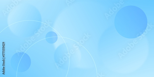 Abstract geometric background gradient soft light blue bokeh for Graphic Business background hitech technology digital design illustration web template background backdrop desktop wallpaper bubbles