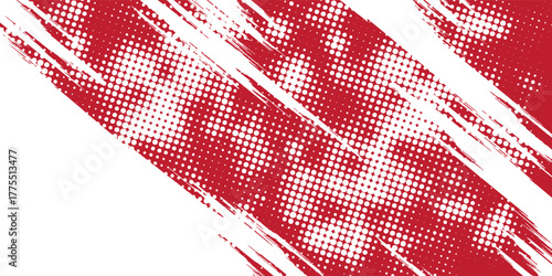 Straight red ink vector lines pack. Bloody color long and round hand-drawn brushstroke text highlights, frames, circles. Asian calligraphy brushstroke set.