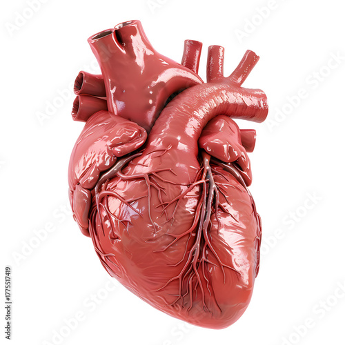 Wallpaper Mural Heart Model Anatomy Organ Medical Illustration Healthcare Science Study Biology Torontodigital.ca