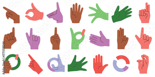 Human Hand Gestures Vector Pack