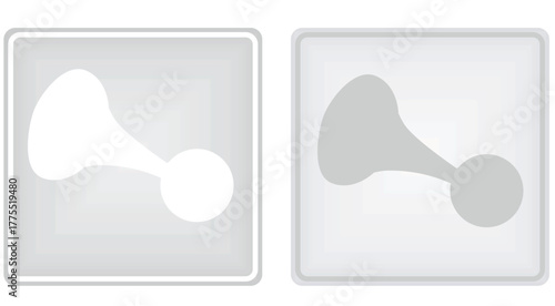 Car horn sign. vector illustration	
