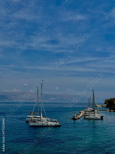 yacht in the sea