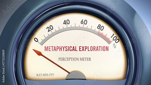 Photography Metaphysical Exploration and Perception Meter that hits less than zero, showing an extremely low level of metaphysical exploration, none of it, insufficient