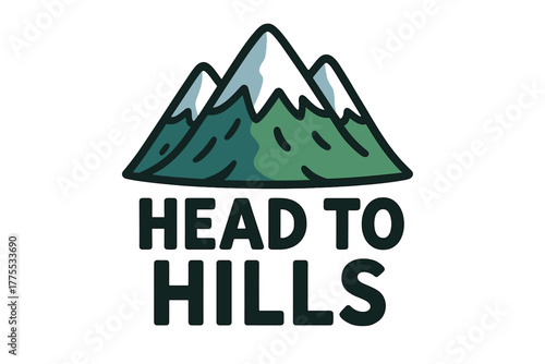 Exciting adventure awaits in the hills with green mountains and clear sky on a sunny day