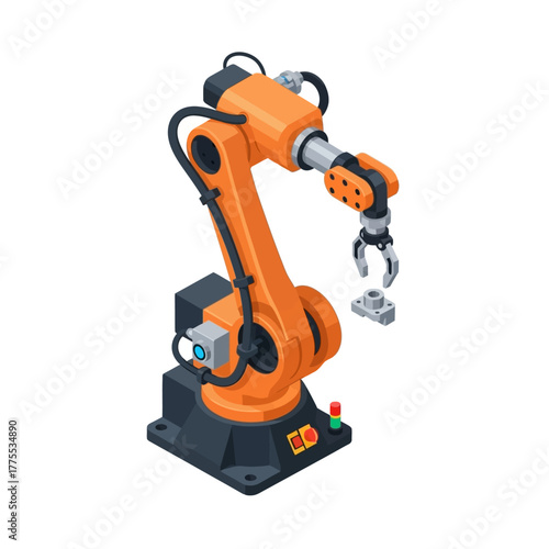 Technology and Future Vector Concept of Automated Production Machine