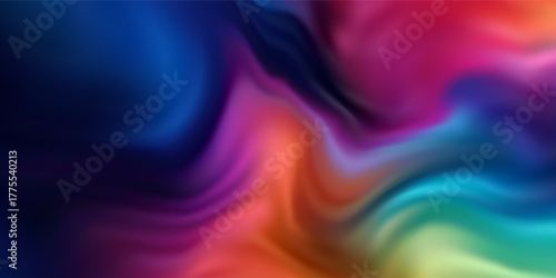 Vibrant Abstract Color Flow Background