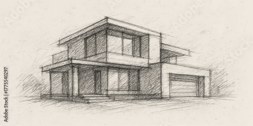 An abandoned vintage farm building with a rustic architectural exterior in the black and white snow of winter