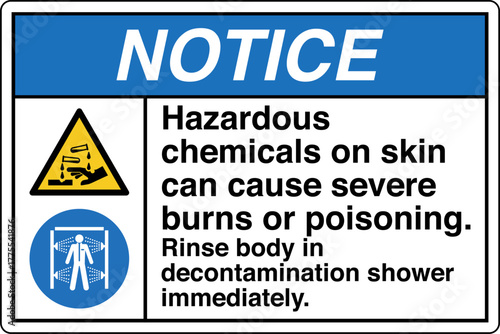 017 NOTICE Rinse body in deco...