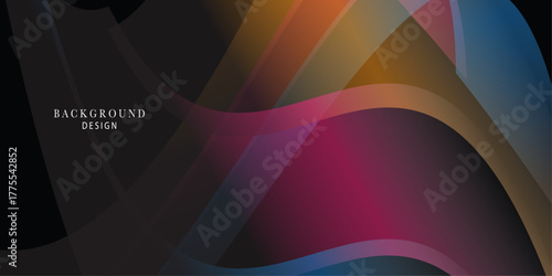 Wave fluid flowing colors motion effect holographic abstract background