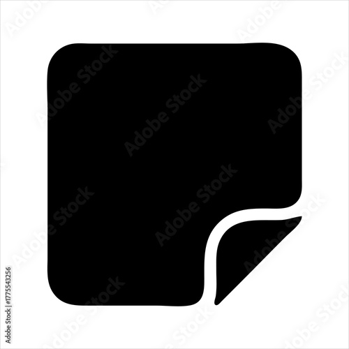 Generic vector file illustration with simple text overlay for design