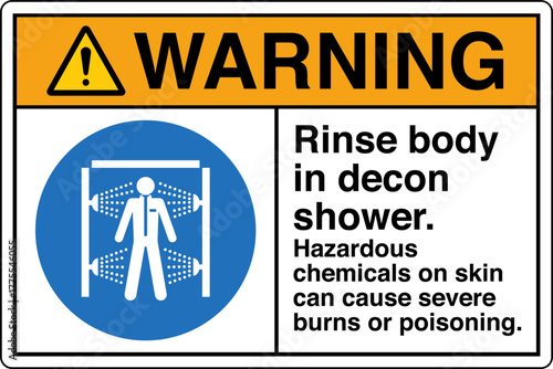 001 WARNING Rinse body in dec...