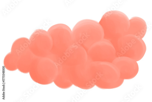 Clouds shaped balloons