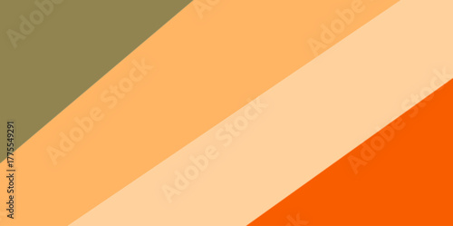 Slanted Diagonal Color Stripe Illustration Vector Background. Geometric vector background with thick, clean diagonal stripes in a warm, earthy color scheme.