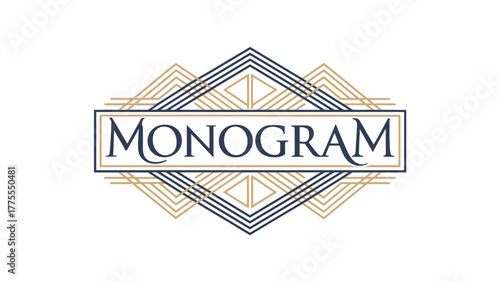 letter monogram, geometric line art, two color vector, minimal logo design, elegant outline, ab mjhay in k single, inline keywords do