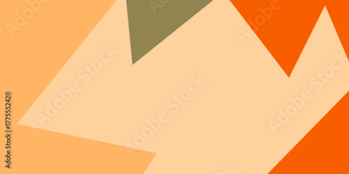 Spiky Geometric Pattern Illustration Vector Background. Abstract geometric vector background featuring sharp, triangular or spiky shapes in a warm, earthy color scheme.