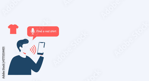 Voice Assistant App Concept For Fashion Shopping And Product Search