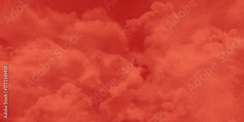 Abstract Watercolor red grunge background painting. Old vintage grunge pattern distressed bright red paper. Expressive abstract painting showcasing a vivid fiery red color palette with smoky undertone