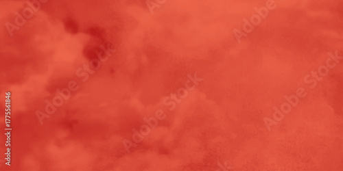 Abstract Watercolor red grunge background painting. Old vintage grunge pattern distressed bright red paper. Expressive abstract painting showcasing a vivid fiery red color palette with smoky undertone