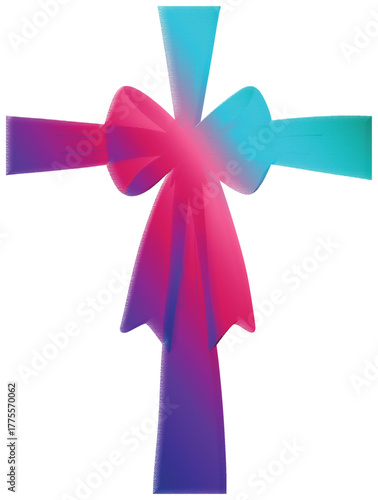 Abstract Ribbon Texture