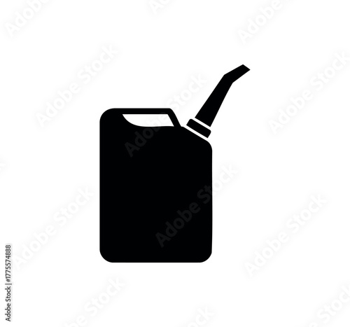 gas can vector illustration design on white background. gas can flat icon for apps and websites