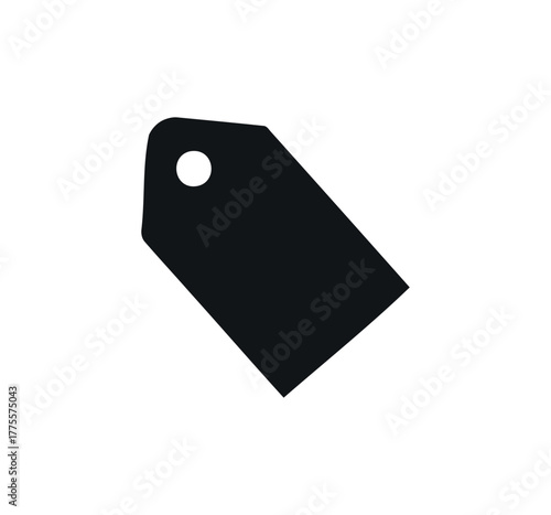 Vector Price Tag and Hang Tag Flat Icons ideal for Apps, Online Store and Web Design