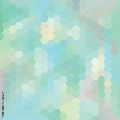 color hexagon vector background. geometric design. polygonal style. eps 10