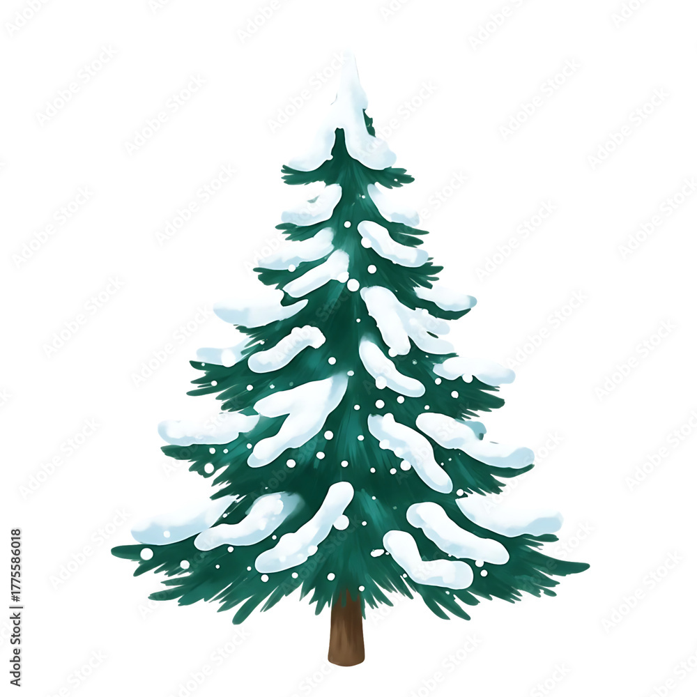 Obraz premium christmas tree vector