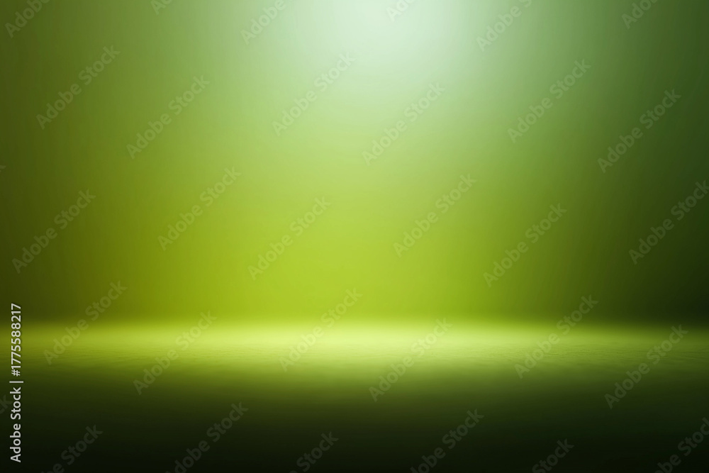 Obraz premium Abstract chartreuse gradient background with soft lighting